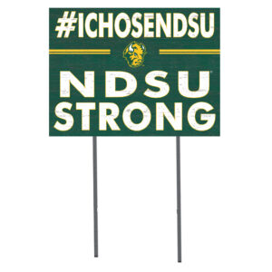 NDSU Bison 18'' x 24'' I Chose Lawn Sign
