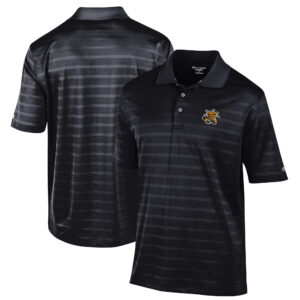 Men's Champion Black Wichita State Shockers Textured Solid Polo