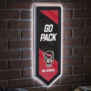 NC State Wolfpack LED Wall Pennant