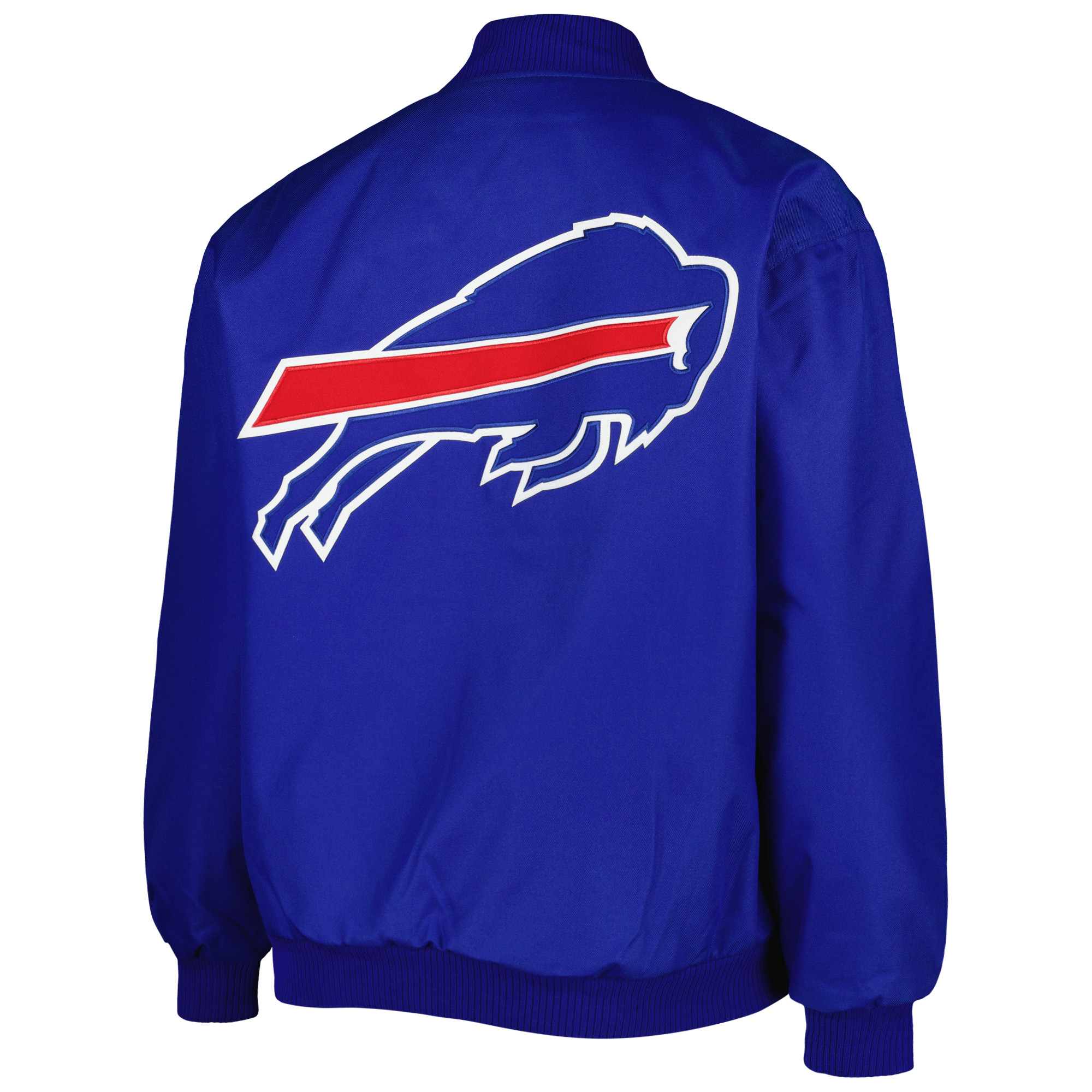 Women's JH Design Royal Buffalo Bills Plus Size Logo Full-Snap Jacket - Image 8