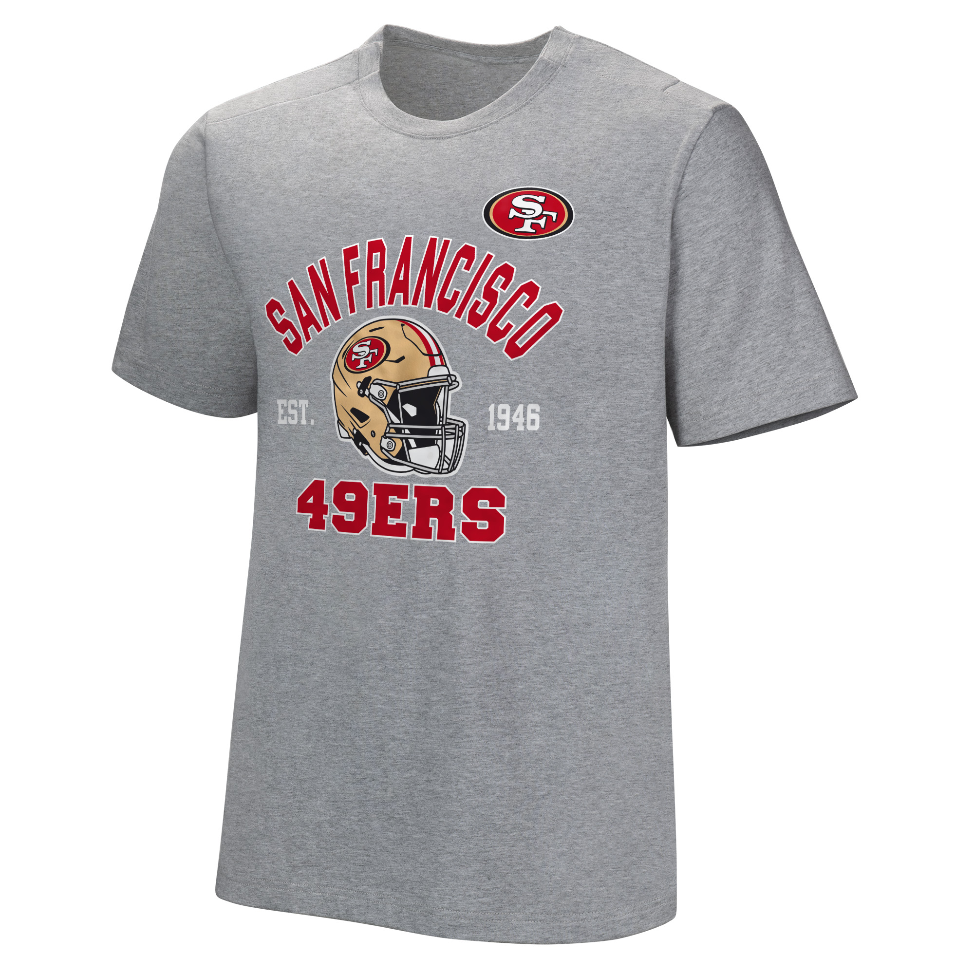 Men's Gray San Francisco 49ers Tackle Adaptive T-Shirt - Image 3