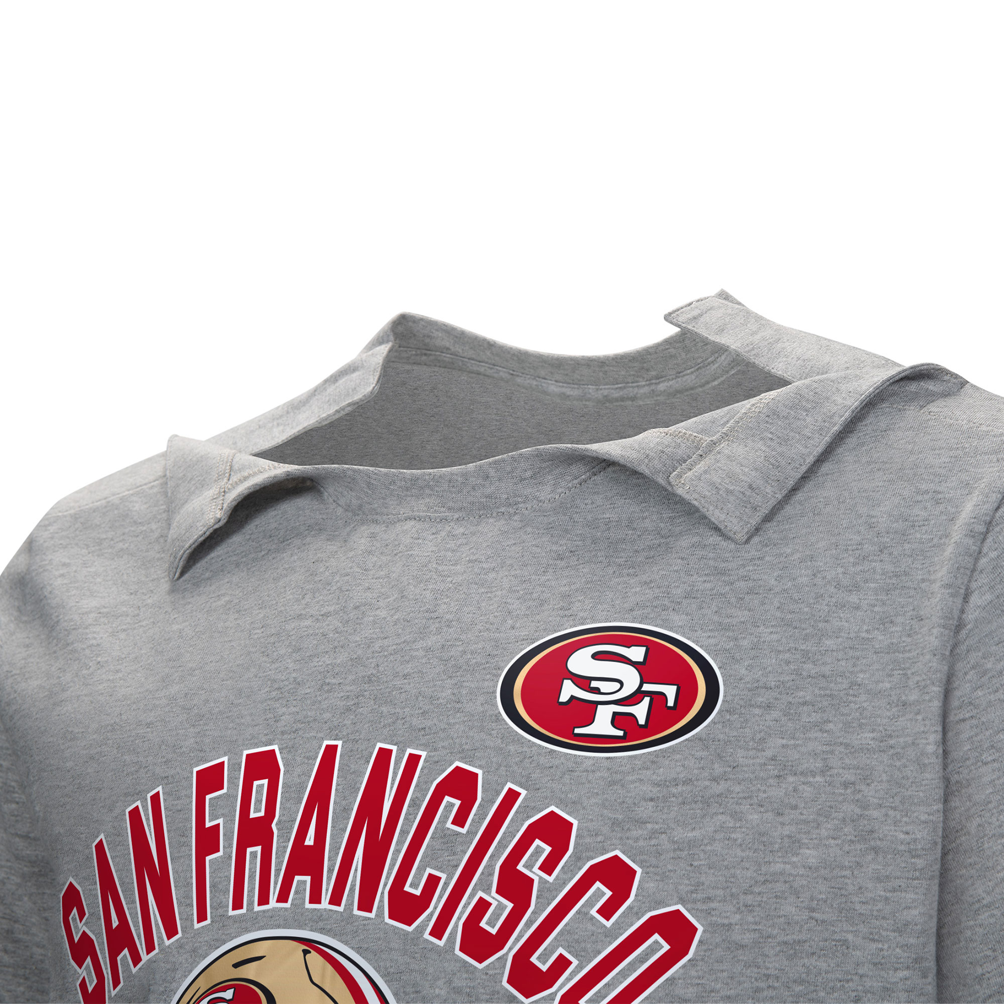 Men's Gray San Francisco 49ers Tackle Adaptive T-Shirt - Image 11
