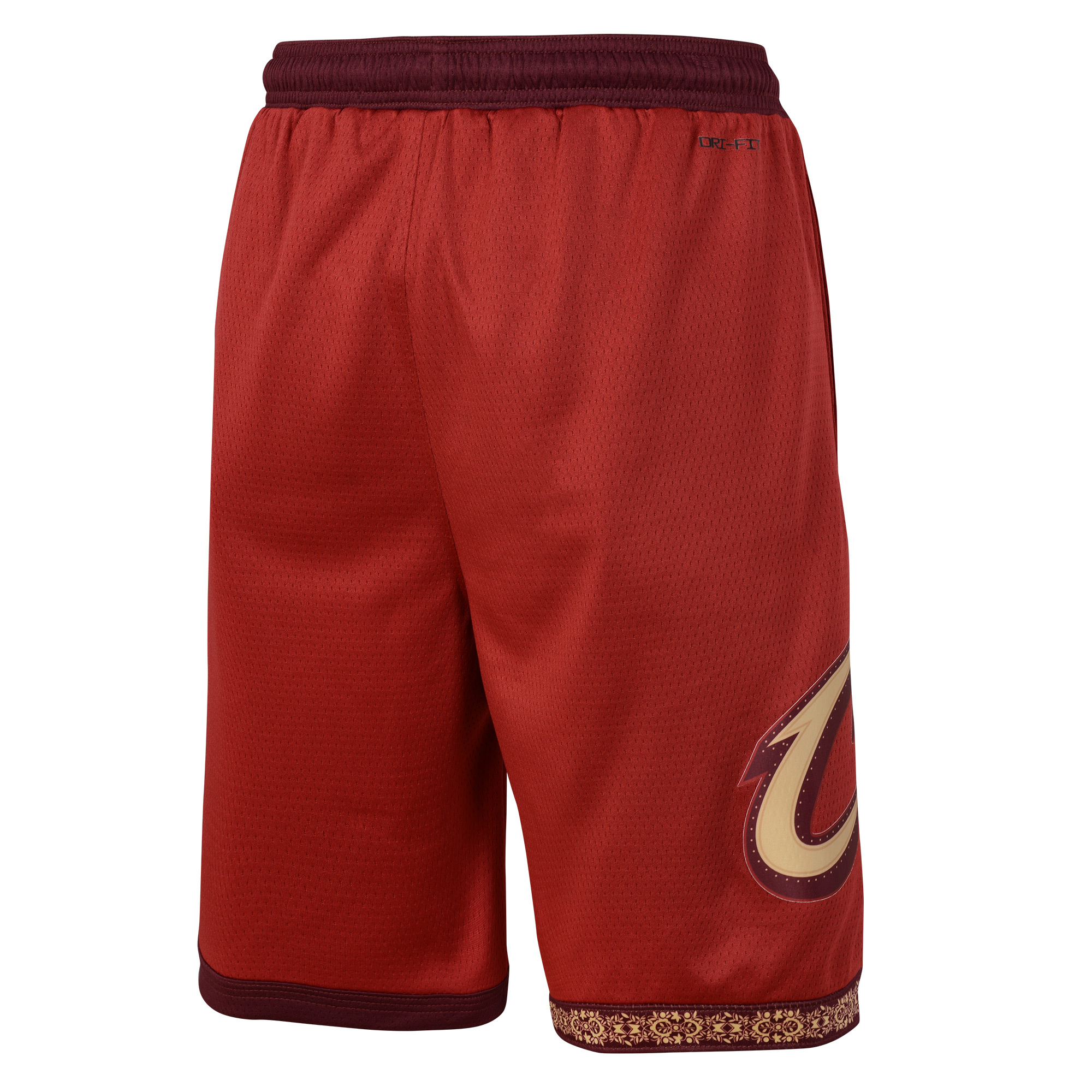 Youth Nike Red Cleveland Cavaliers 2023/24 City Edition Swingman Performance Shorts - Image 4