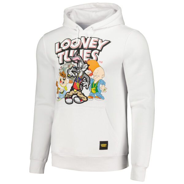 Unisex Freeze Max  White Looney Tunes B-Box Pullover Hoodie - Image 6