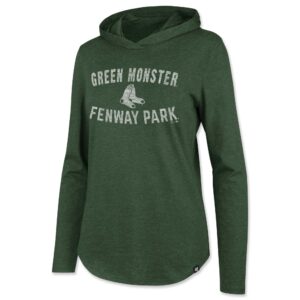 Women's '47  Green Boston Red Sox Frankie Lightweight Pullover Hoodie