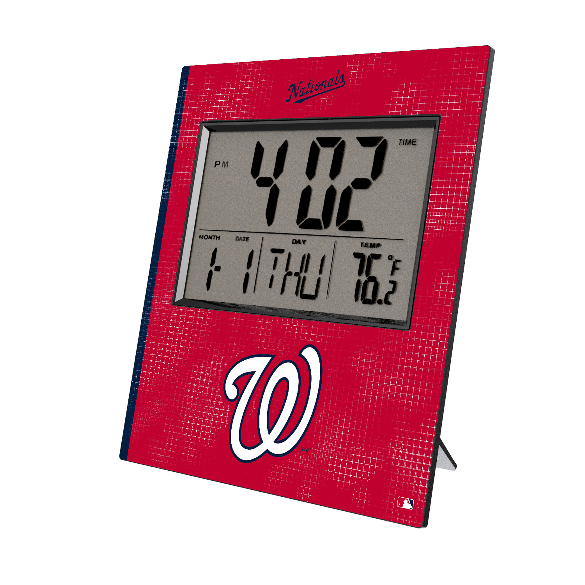 Keyscaper Washington Nationals Digital Desk Clock