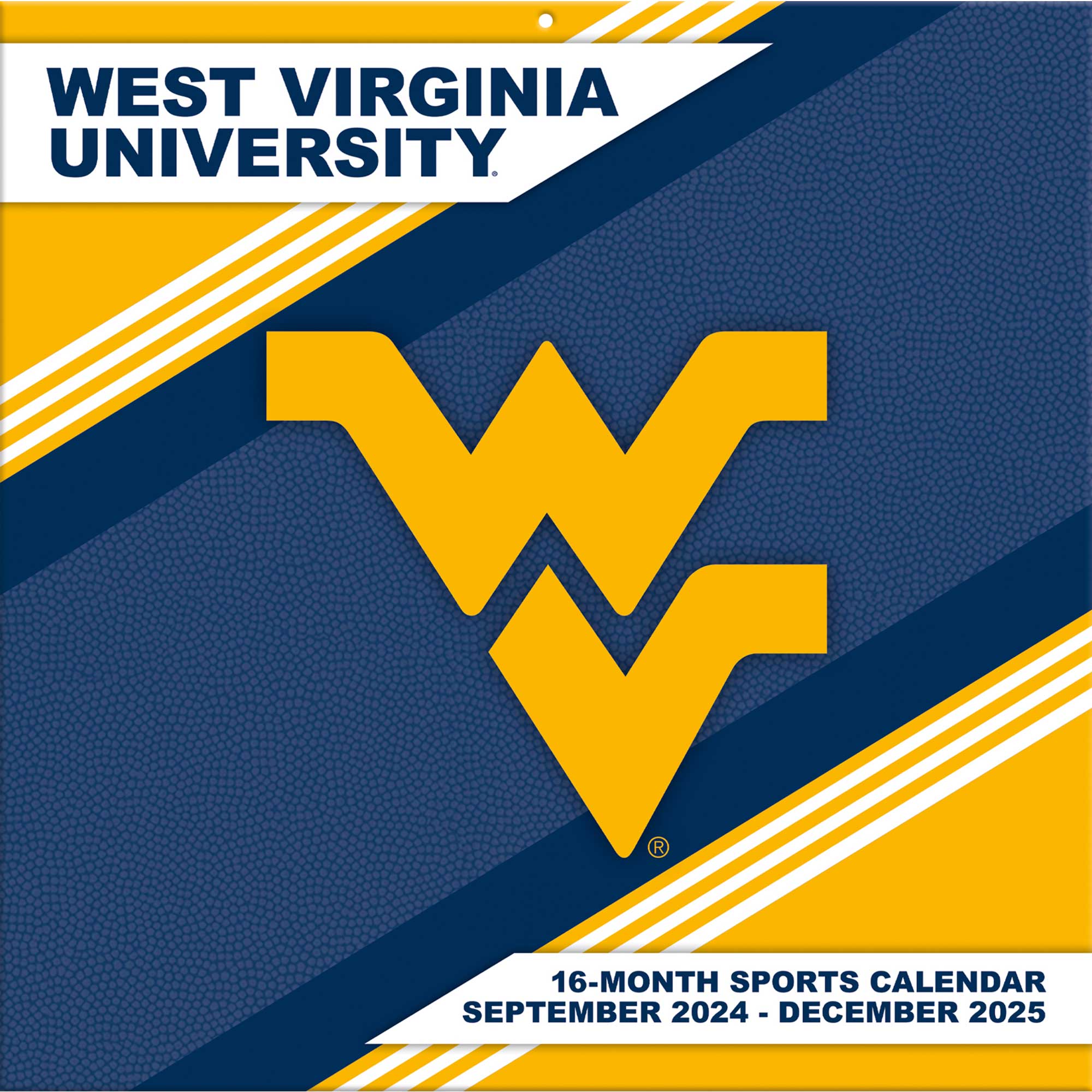 West Virginia Mountaineers 2024-2025 12” x 12” Team Wall Calendar