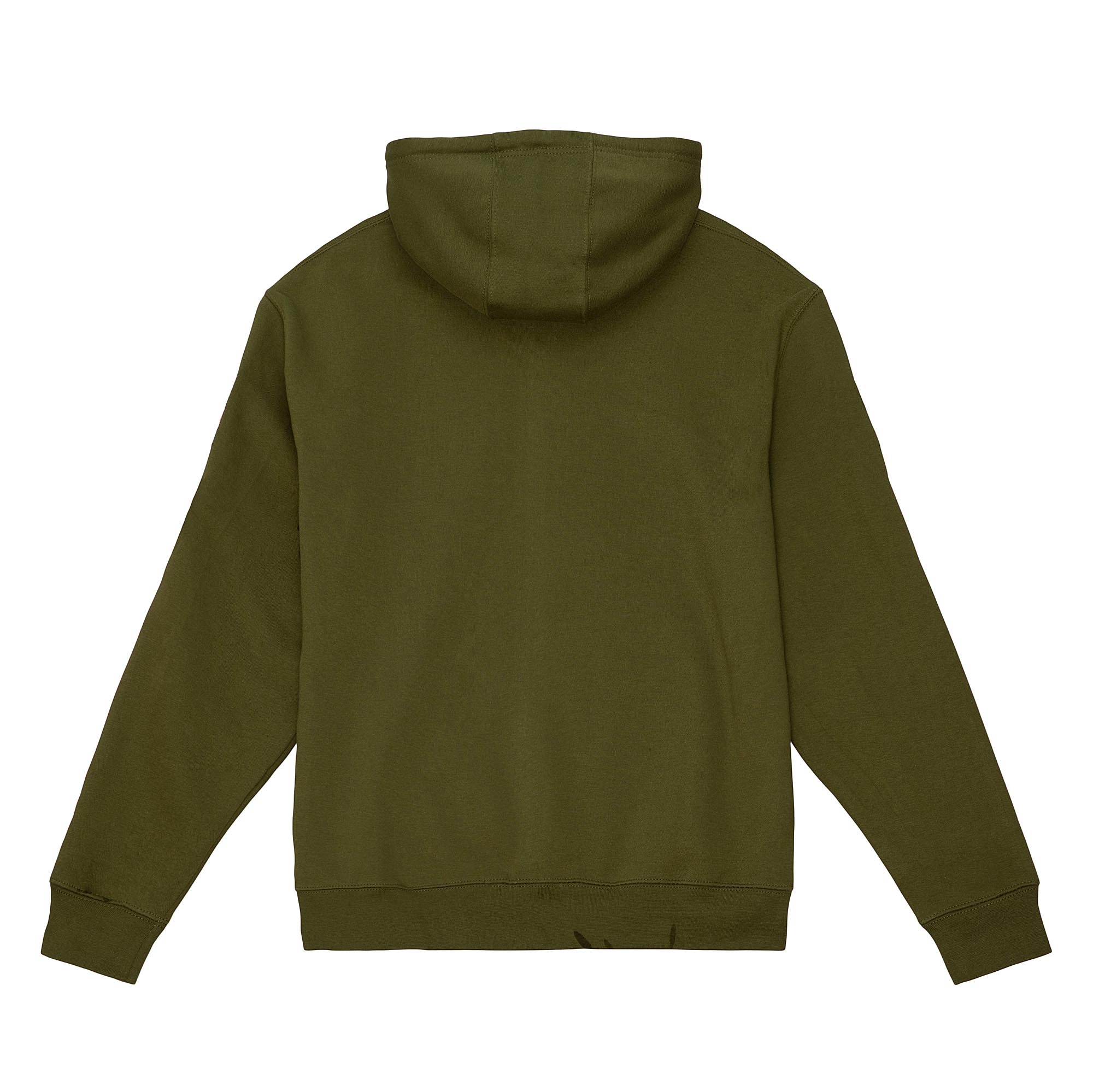Men's Mitchell & Ness Olive Chicago Bulls Hardwood Classics Script Flight Pullover Hoodie - Image 4