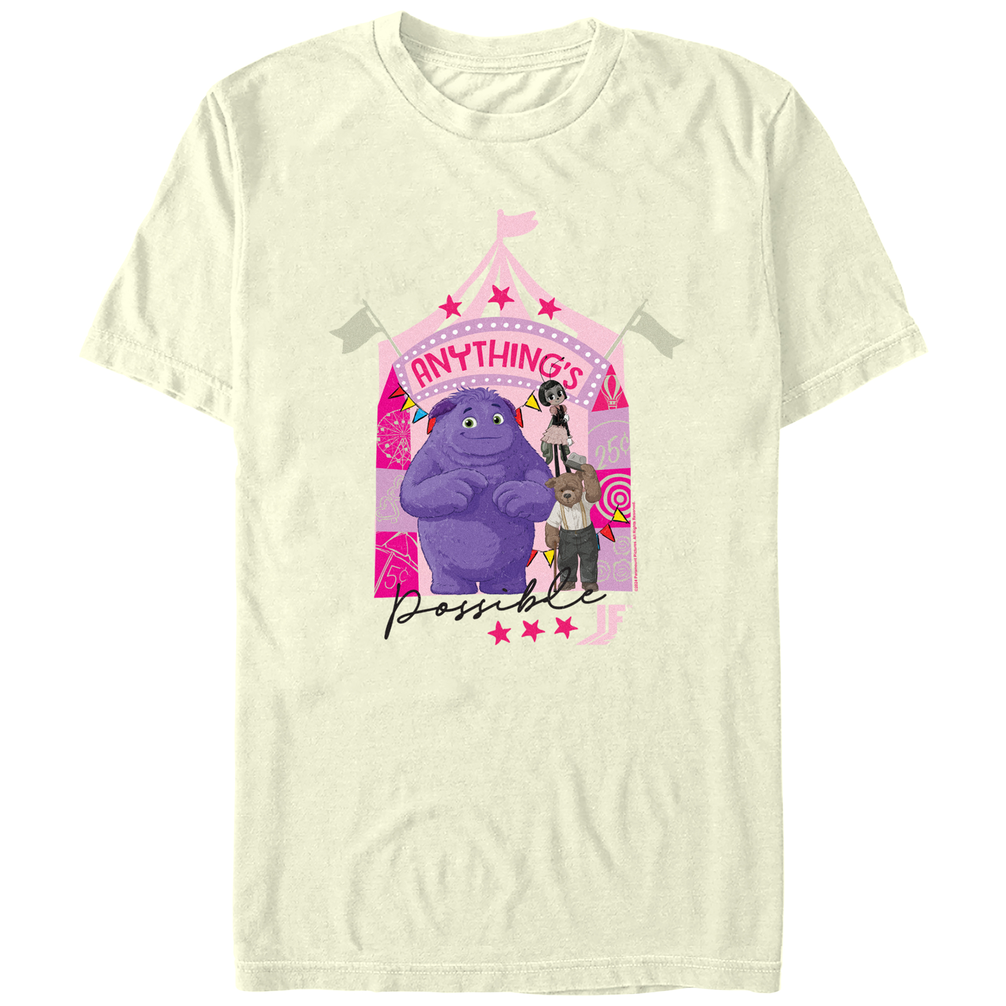 Men's Mad Engine Natural IF Anything Is Possible Graphic T-Shirt