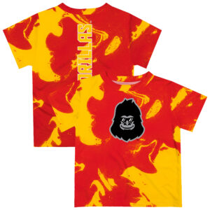 Toddler Vive La Fete Crimson/Gold Pittsburg State Gorillas Marble Print T-Shirt