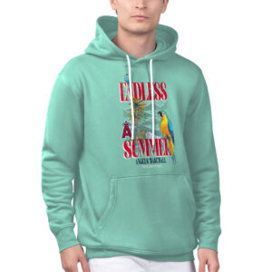 Men's Margaritaville Mint Los Angeles Angels Endless Summer Parrot Graphic Pullover Hoodie