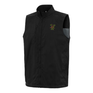 Men's Antigua  Black Vermont Catamounts Brisk Full-Zip Vest