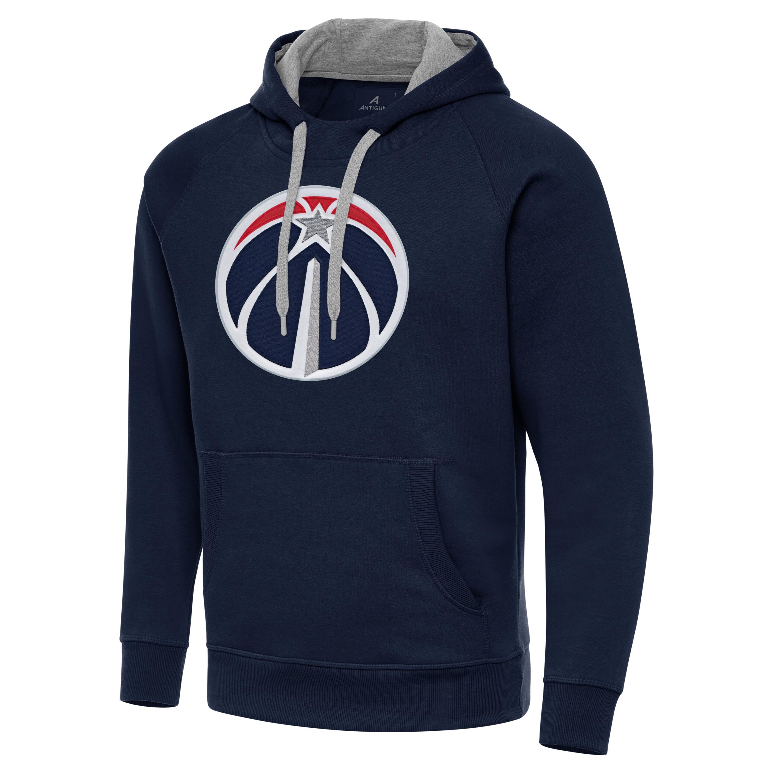 Men's Antigua Navy Washington Wizards Big & Tall Victory Raglan Pullover Hoodie