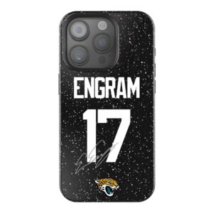 Keyscaper Evan Engram Black Jacksonville Jaguars Bling iPhone Case