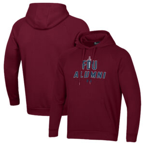 Men's Under Armour Burgundy Fairleigh Dickinson Knights Alumni Rival Fleece Pullover Hoodie